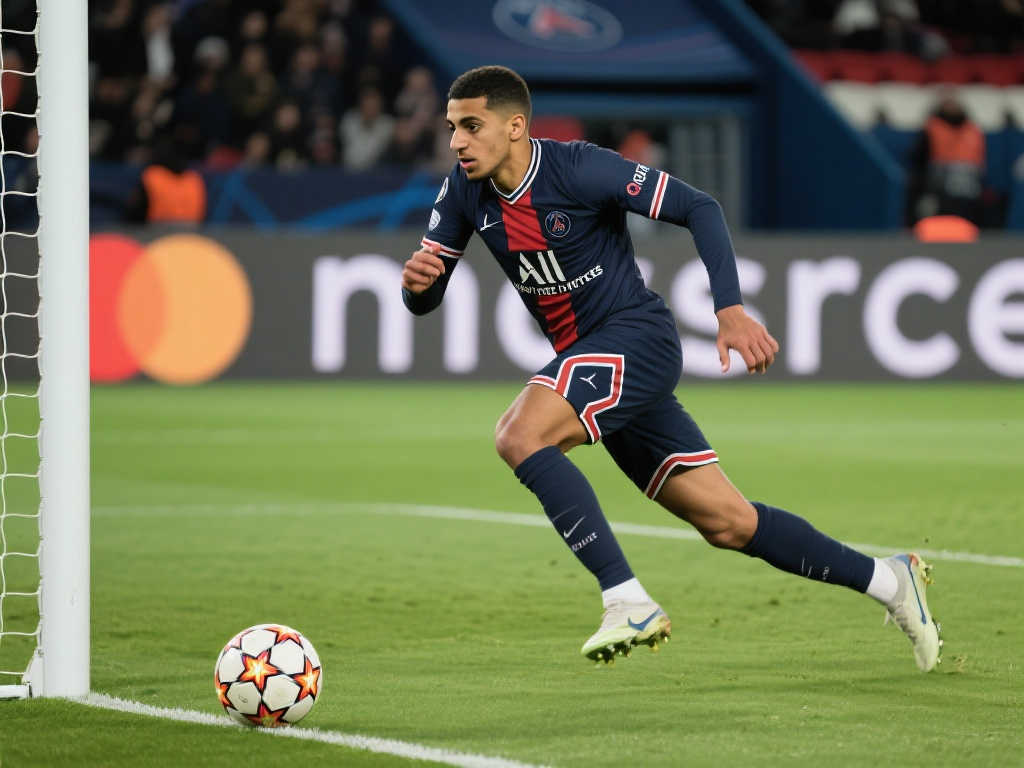 巴黎队史第二次在欧冠下半场打进4球，上次是在2.